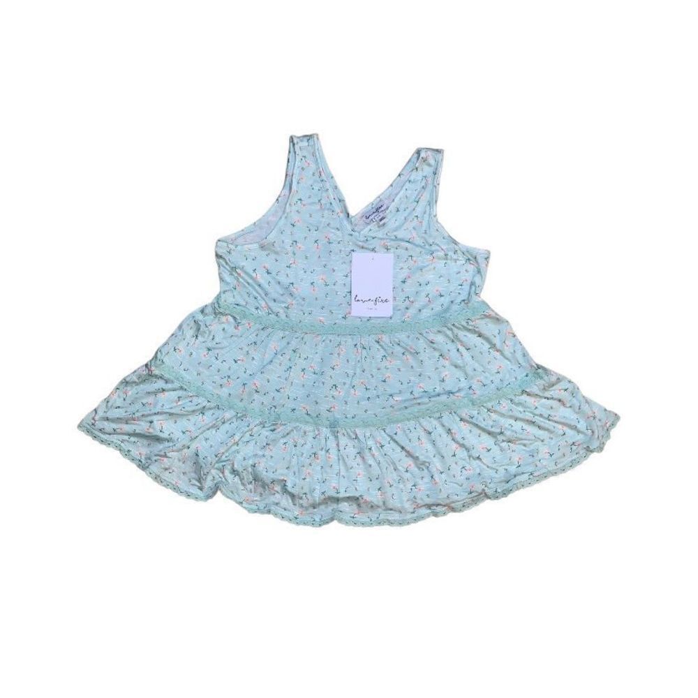 Love, Fire Tiered Tank Top